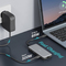 DIGITUS Docking Station, USB-C, 8-Port, grau / schwarz