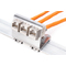 DIGITUS Hutschienenadapter fr 3x Keystone Modul, Edelstahl
