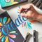 Sharpie Kreativmarker ACRYLIC, Pinselspitze, emeraldgrn