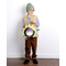 folia Laternen-Bastelset SUPER DINOS, metallic-grn