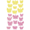folia Moosgummi Glitter-Sticker BUTTERFLIES