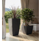 EDA Pflanzgef BASALT Diva, eckig, 435 mm, anthrazit