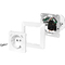 LogiLink Unterputz-Steckdose, 1x CEE 7/3, 2x USB-C, PD, wei