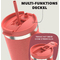 Contigo Isolier-Trinkbecher Tumbler, 1,2 Liter, coral