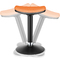LogiLink Sitz-Steh-Hocker, hhenverstellbar, schwarz/orange