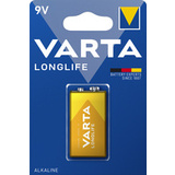 VARTA alkaline Batterie "LONGLIFE", e-block (6LR61)