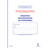 ELVE registre "Dlgus du personnel", 40 pages, 320 x 240mm