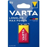 VARTA alkaline Batterie longlife Max Power", e-block (9V)