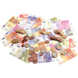 Wonday Spielgeld, 65 geldscheine & 80 Münzen, im Polybeutel