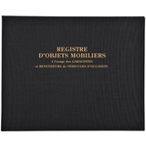 EXACOMPTA registre "Objets mobiliers pour les  garagistes"