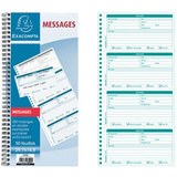 EXACOMPTA carnet de messages tlphone, spiral