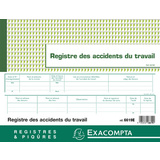 EXACOMPTA registre des accidents du travail