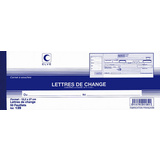 ELVE carnet  souche "Lettres de change", 102 x 270 mm