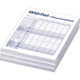 RNK verlag Wrfelspiel-Gewinnblatt, Block, din A6, 3er