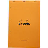 RHODIA bloc Audit agraf, 210 x 318 mm, 80 feuilles, orange