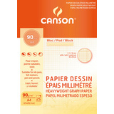 CANSON Millimeterpapier-Block, din A4, 90 g/qm