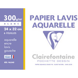 Clairefontaine zeichenpapier "Lavis Aquarelle", 240 x 320 mm
