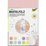 folia Bastelfilz, 200 x 300 mm, 150 g/qm, Pastellfarben