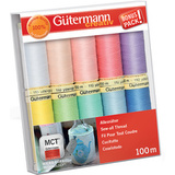Gtermann Nhfaden-Set "Pastellfarben", 10 Spulen