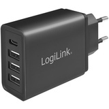 LogiLink usb-adapterstecker mit 4 USB-Ports, schwarz