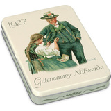 Gtermann Nhgarn in Nostalgie-Box "Pastellfarben", 8 Spulen