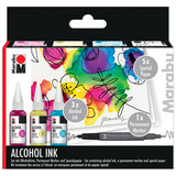 Marabu permanente Tinte alcohol Ink-Set FLOWERS