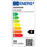 ANSMANN led-wandstrahler LUMINARY WFL2400, IP54, schwarz