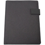 Alassio schreibmappe RPET mit Lasche, A4, recyceltes PET