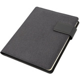 Alassio schreibmappe RPET, mit Lasche, A5, recyceltes PET
