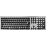 LogiLink bluetooth Multi-Device Tastatur, silber