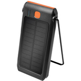 LogiLink mobiler Zusatzakku mit Solar, 10.000 mAh, schwarz