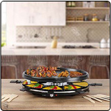 CLATRONIC raclette-grill RG 3776, fr 8 Personen, schwarz