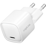 LogiLink USB-Steckdosenadapter, 1x usb-c PD, wei, 20 Watt