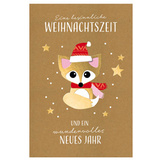 SUSY card Weihnachtskarte "Fuchs"
