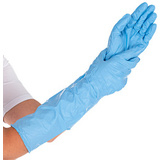 HYGOSTAR nitril-handschuh EXTRA safe SUPERLONG, XL, blau