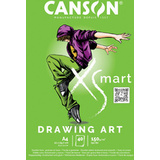 CANSON studienblock XS'MART drawing ART, din A4