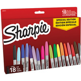 Sharpie permanent-marker FINE, 18er big PACK "Red"
