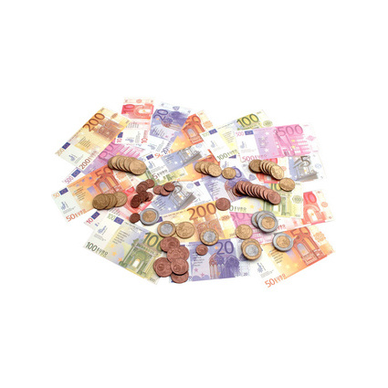Wonday Spielgeld, 65 Geldscheine & 80 Mnzen, im Polybeutel