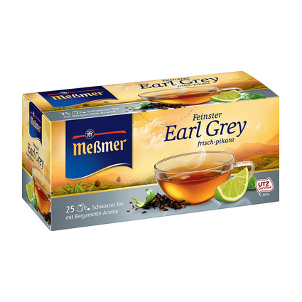 Memer Schwarzer Tee "Earl Grey", 25er Packung