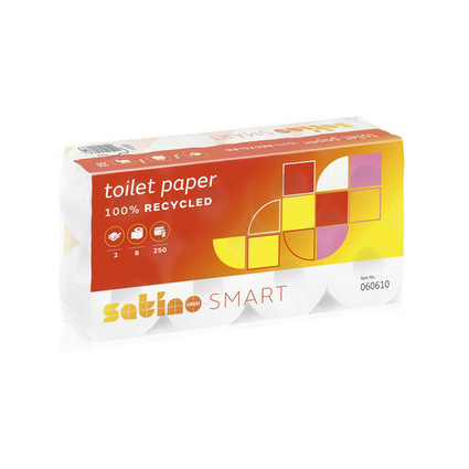 satino by wepa Toilettenpapier Smart, 2-lagig, wei