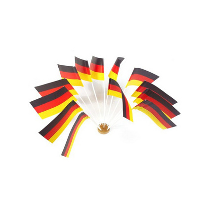 PAPSTAR Flaggen mit Stiel "Germany", schwarz/rot/gelb