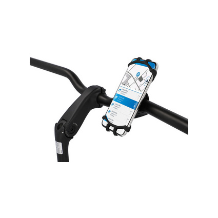 FISCHER Fahrrad-Smartphonehalter Silikon, schwarz