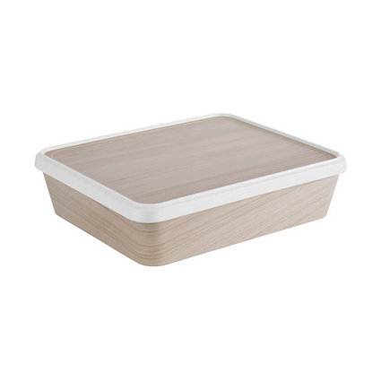 APS Lunchbox SERVING BOX L, 300 x 250 x 80 mm, wei/beige