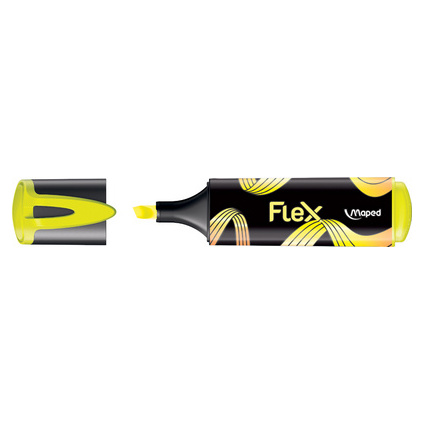 Maped Textmarker FLEX, flexible Spitze, gelb