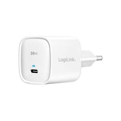 LogiLink USB-Steckdosenadapter, 1x USB-C (PD), wei
