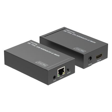 DIGITUS HDMI IP Video Extender Set, 120 m, schwarz