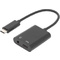 DIGITUS USB Verteilerkabel, USB-C + 3,5 mm Klinke, 0,2 m