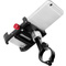 LogiLink Fahrrad-Smartphonehalterung, gerade, schwarz/rot