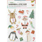 folia Weihnachts-Wabenball-Sticker CHRISTMAS
