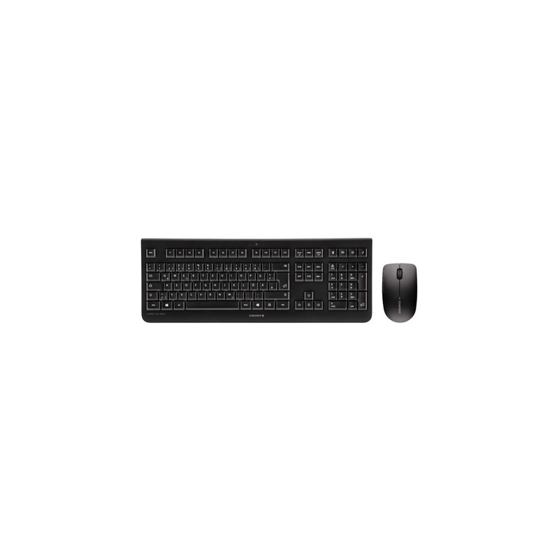 Kit clavier AZERTY et souris DW 3000 - sans fil - noir